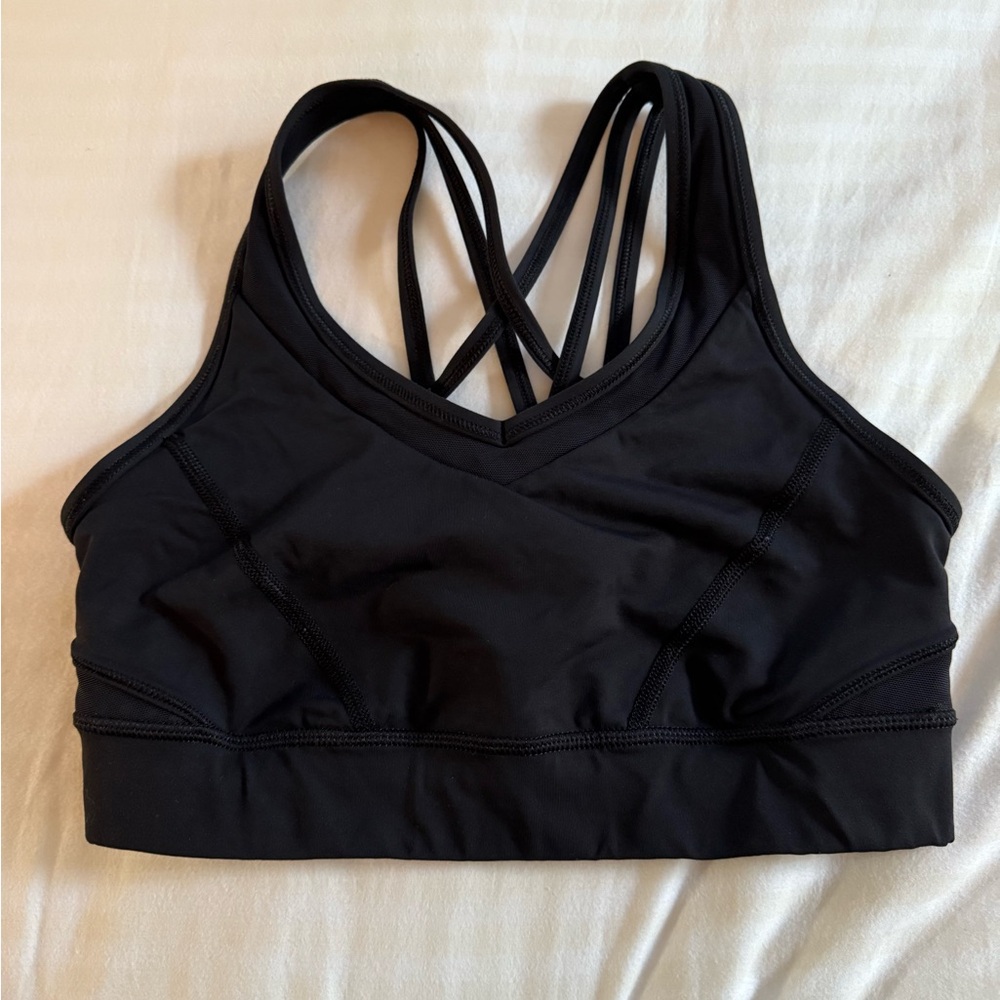 Women's Lululemon Black Strappy Sports Bra